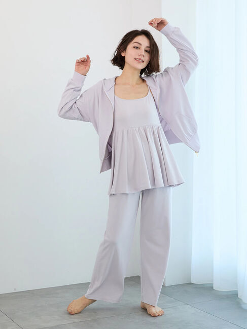 Te chichi「ワンポイント刺繍ストレートイージーパンツ」|その他|