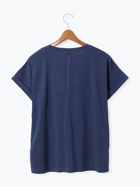 Lugnoncure「ピグメントロゴプリントTシャツ」|Tシャツ・カットソー|