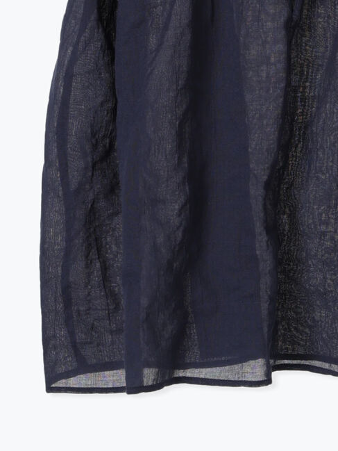 Lugnoncure「ネックシャーリング切替ブラウス」|シャツ・ブラウス|