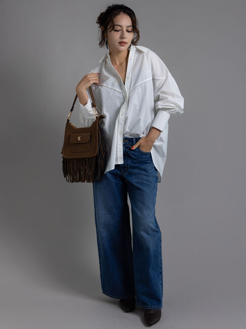 Te chichi「【EDWIN別注】ワイドデニムパンツ」|その他|