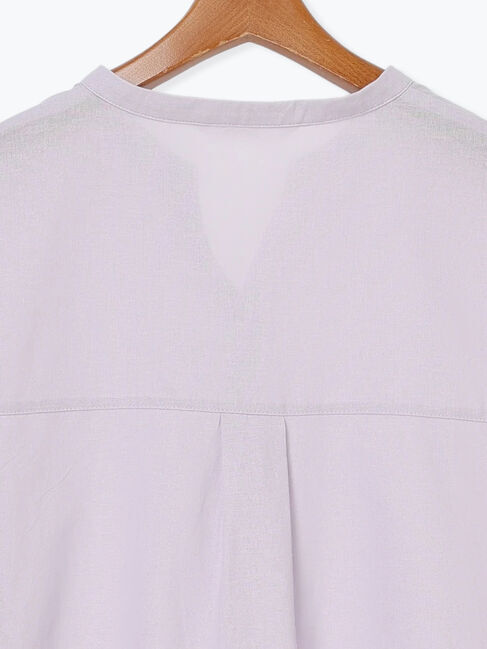 Lugnoncure「綿麻7分袖シャツ」|シャツ・ブラウス|