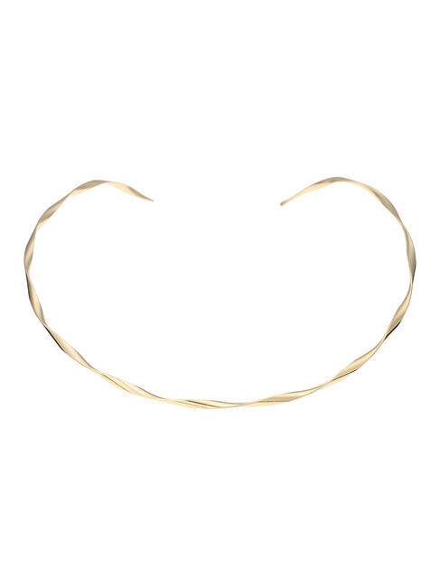 Te chichi TERRASSE「ねじりメタルネックカフ」|その他|ゴールド