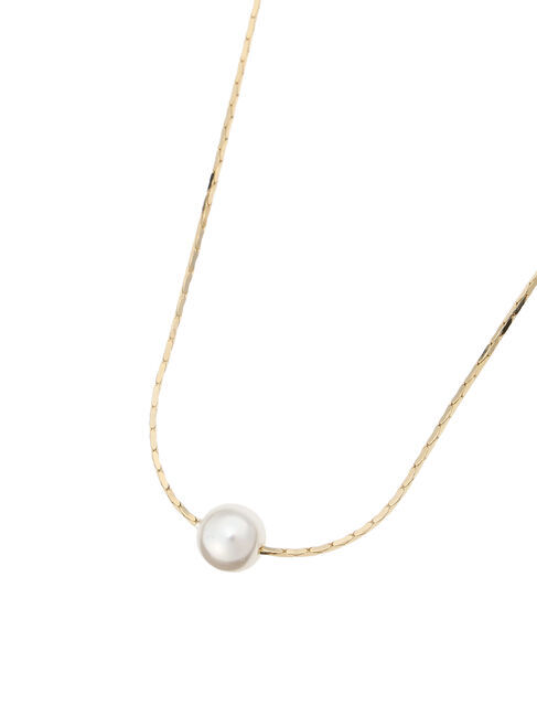 Lugnoncure「パールスライドチェーンネックレス《2025autumn catalog item》」|ネックレス|