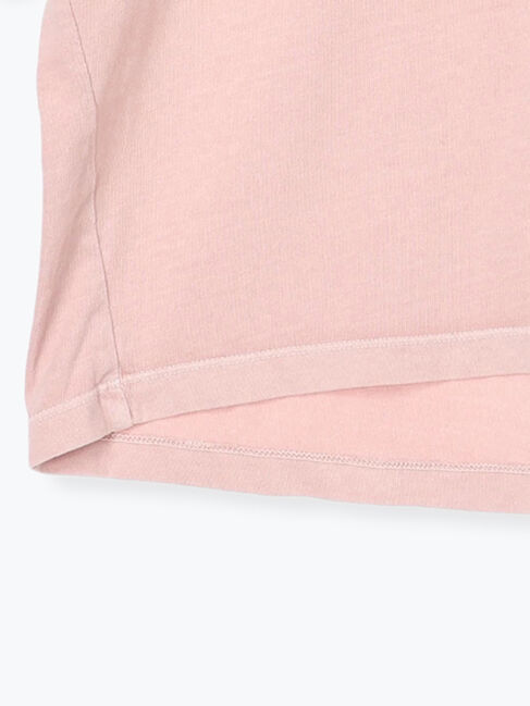 Lugnoncure「ピグメントグリッターロゴ7分袖Tシャツ」|Tシャツ・カットソー|