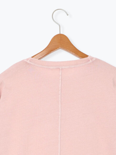 Lugnoncure「ピグメントグリッターロゴ7分袖Tシャツ」|Tシャツ・カットソー|