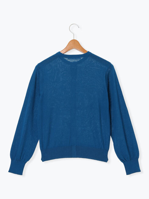 Lugnoncure「コットンクルーネックカーディガン」|カーディガン|