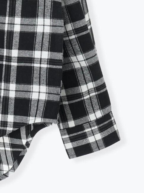 Lugnoncure「柄アソートネルチェックオーバーシャツ」|シャツ・ブラウス|