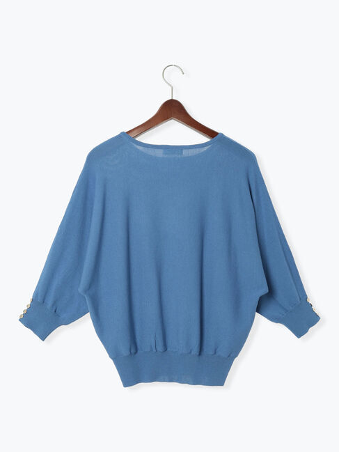 Te chichi TERRASSE「金釦ドルマンスリーブニット」|ニット・セーター|