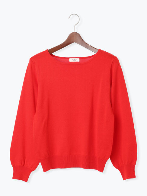 Te chichi TERRASSE「袖口金釦クルーネックニット」|ニット・セーター|