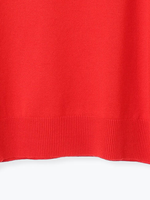 Te chichi TERRASSE「袖口金釦クルーネックニット」|ニット・セーター|