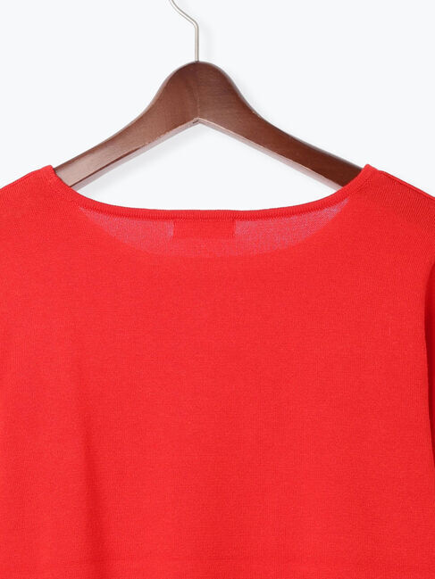 Te chichi TERRASSE「袖口金釦クルーネックニット」|ニット・セーター|