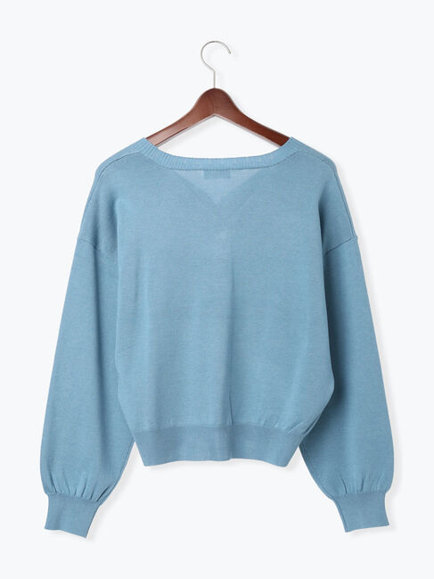 Te chichi TERRASSE「前後2WAY金釦Vネックカーディガン」|カーディガン|