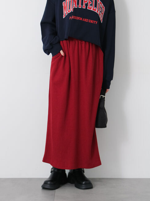 Te chichi TERRASSE「ワッフルナロースカート」|スカート|