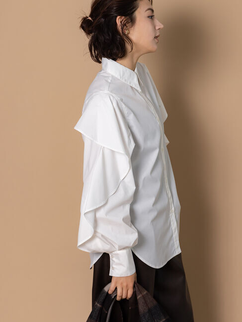 Te chichi「ラッフルスリーブシャツ」|シャツ・ブラウス|