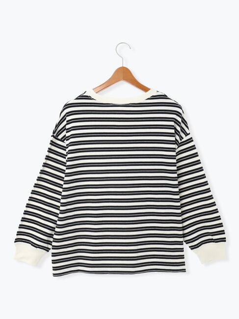 Lugnoncure「天竺マルチボーダー長袖カットソー」|その他|