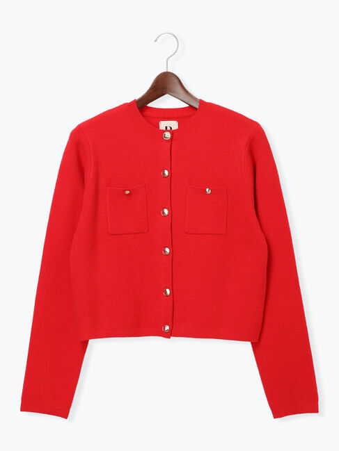 Te chichi「【R by Te chichi】ポケット付きミラノリブカーディガン《2025winter catalog item》」|カーディガン|