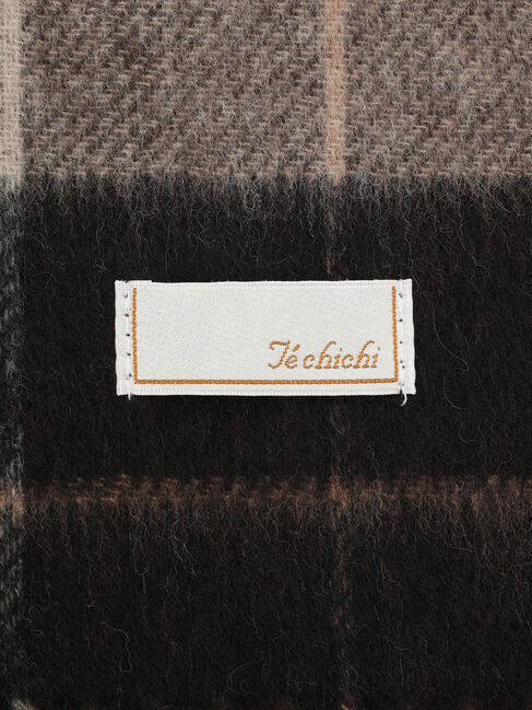 Te chichi「カシミア混リバーシブルチェックマフラー」|その他|