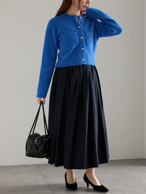 Te chichi「ショートシャギーポケットカーディガン」|カーディガン|