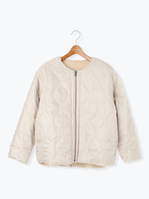 Lugnoncure「リバーシブルボアブルゾン」|ブルゾン・スタジャン|