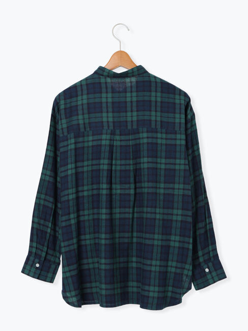 Lugnoncure「アソート起毛バンドカラーチュニック」|シャツ・ブラウス|