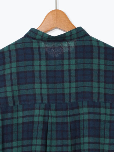 Lugnoncure「アソート起毛バンドカラーチュニック」|シャツ・ブラウス|