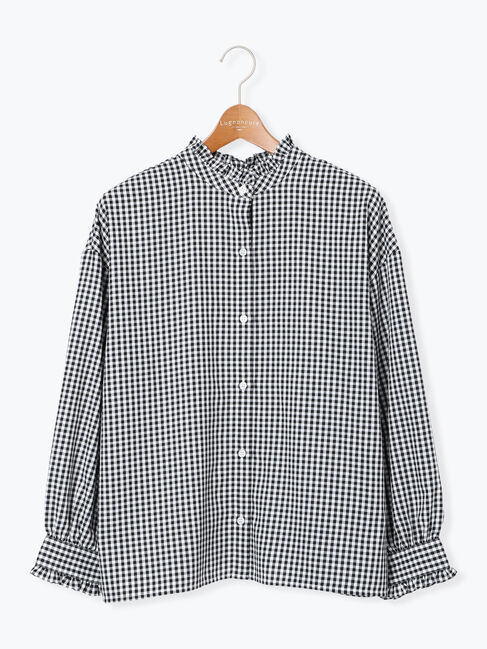 Lugnoncure「アソートスタンドフリルブラウス」|シャツ・ブラウス|