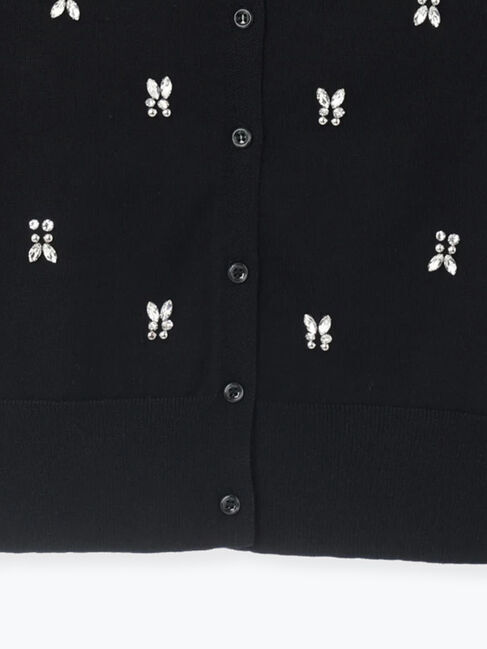 Te chichi「ビジューニットコンパクトカーディガン」|カーディガン|