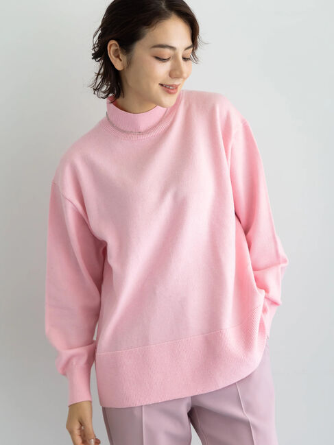 Te chichi「バックスリットスタンドネックプルオーバー」|ニット・セーター|