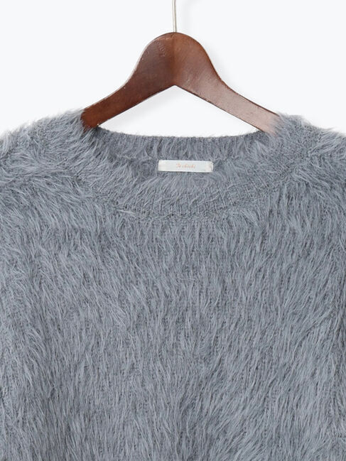 Te chichi「シャギーヤーンロングスリーブニット」|ニット・セーター|