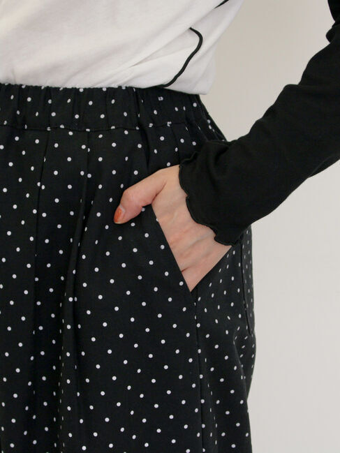 Samansa Mos2「【M/Lサイズ】ドット柄ストレートパンツ」|その他|