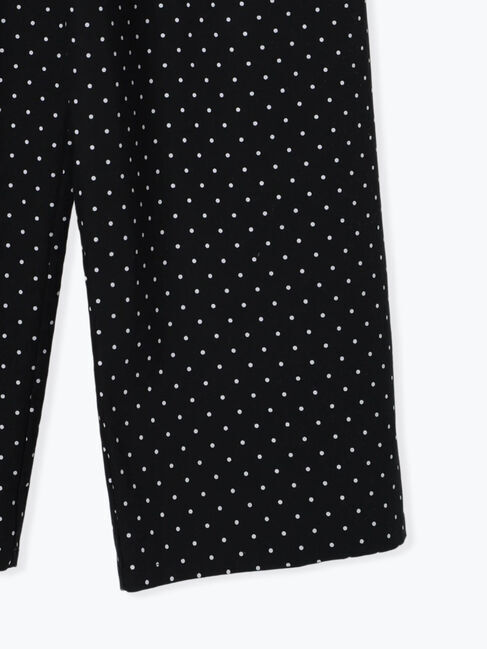 Samansa Mos2「【M/Lサイズ】ドット柄ストレートパンツ」|その他|