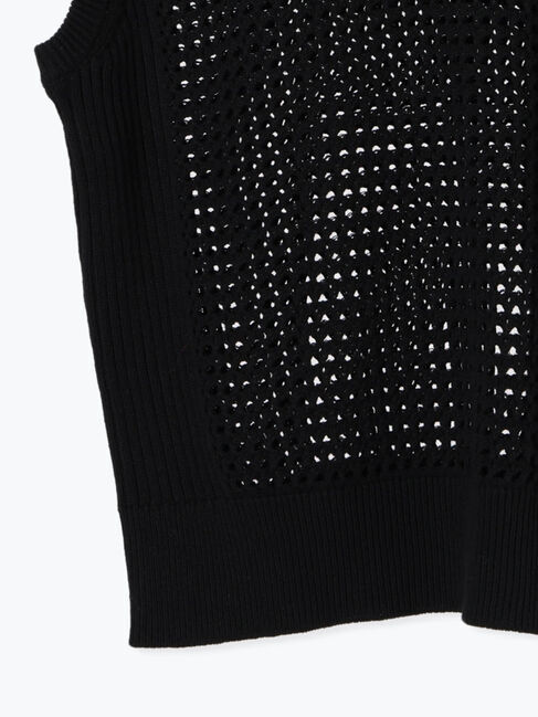 SM2「メッシュニットVネックベスト」|ダウンベスト・ベスト|