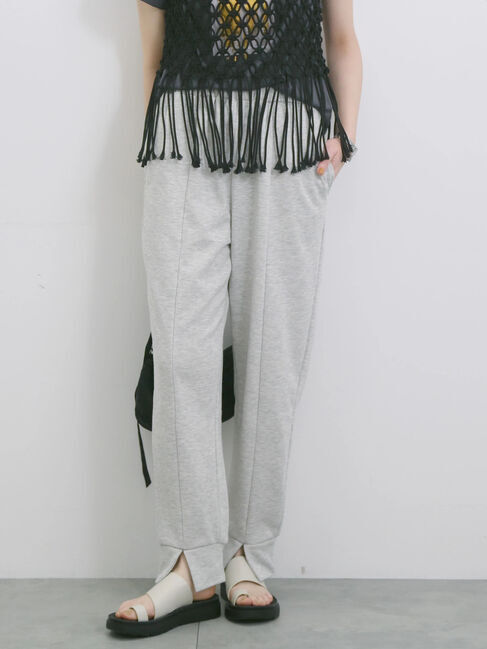 Samansa Mos2 blue「◎裏毛センタースリットパンツ」|その他|