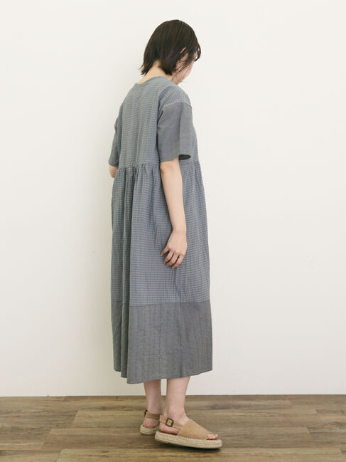 Samansa Mos2「【S/Mサイズ】オーバーレース切替ワンピース」|ワンピース|