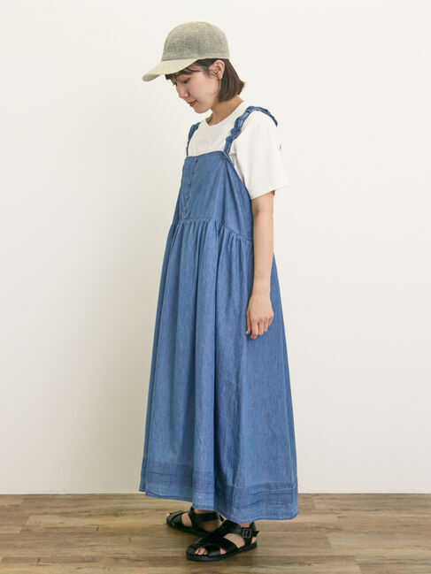 Samansa Mos2「花瓶柄コード刺繍Tシャツ」|Tシャツ・カットソー|