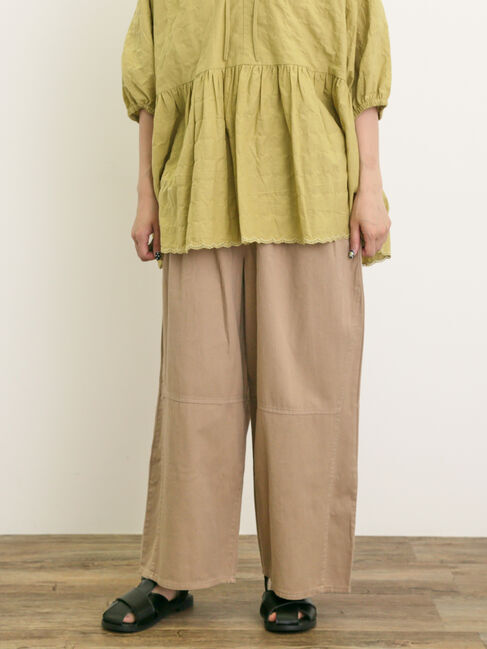 Samansa Mos2「製品染めバイオ加工切替パンツ」|その他|