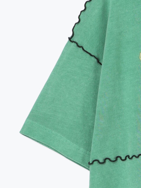 SM2「ピグメント加工メロー切替ロゴプリントTシャツ」|Tシャツ・カットソー|