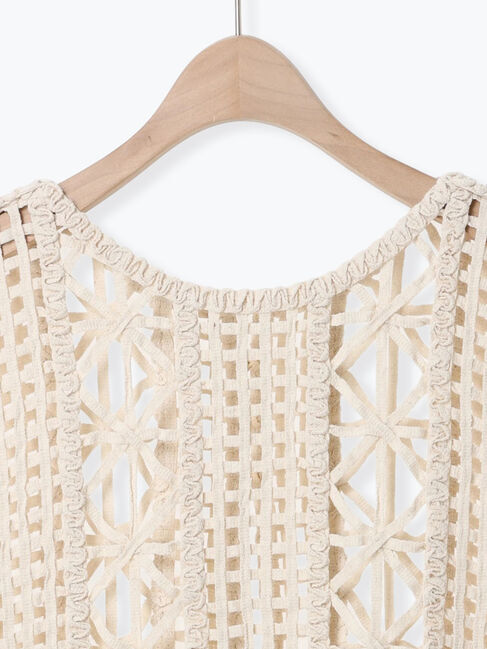 Samansa Mos2「テープベスト」|ダウンベスト・ベスト|