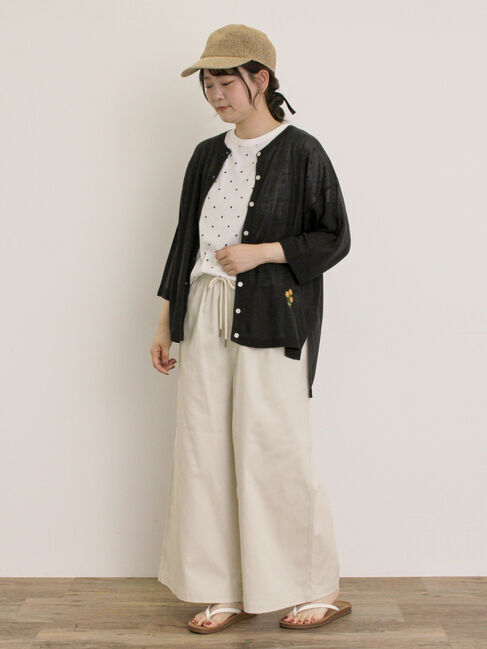 Samansa Mos2「【M/Lサイズ】ツイルストレートパンツ」|その他|