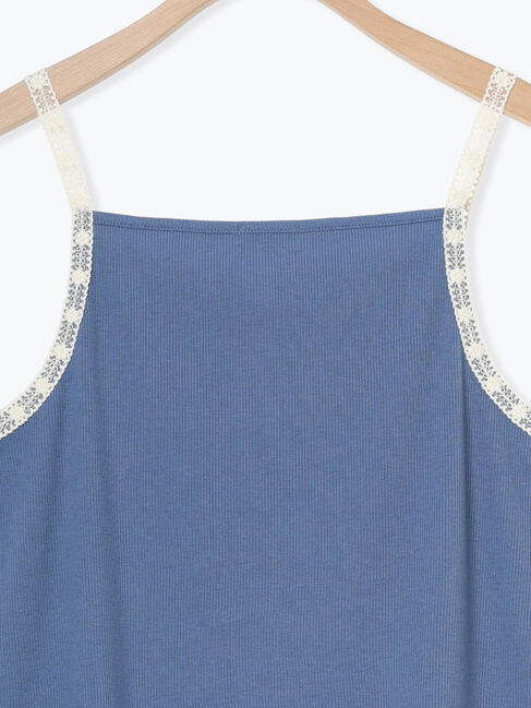 Samansa Mos2「裾レイヤード風レースキャミ」|キャミソール|