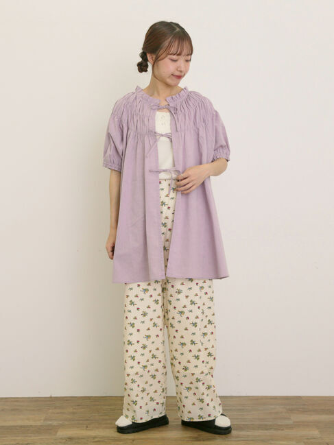 Samansa Mos2「裾レイヤード風レースキャミ」|キャミソール|