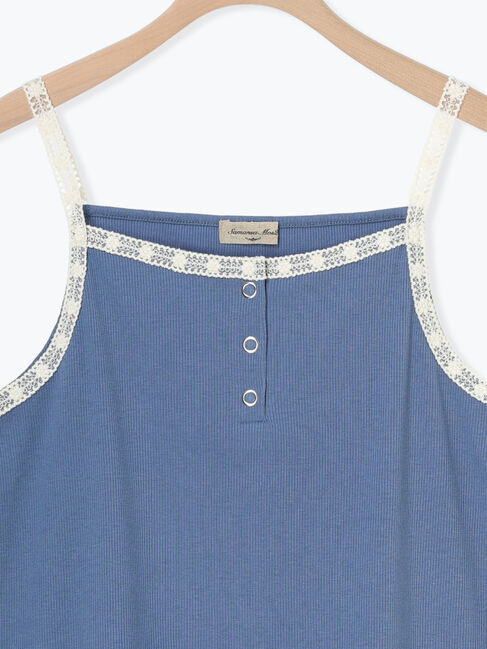 Samansa Mos2「裾レイヤード風レースキャミ」|キャミソール|