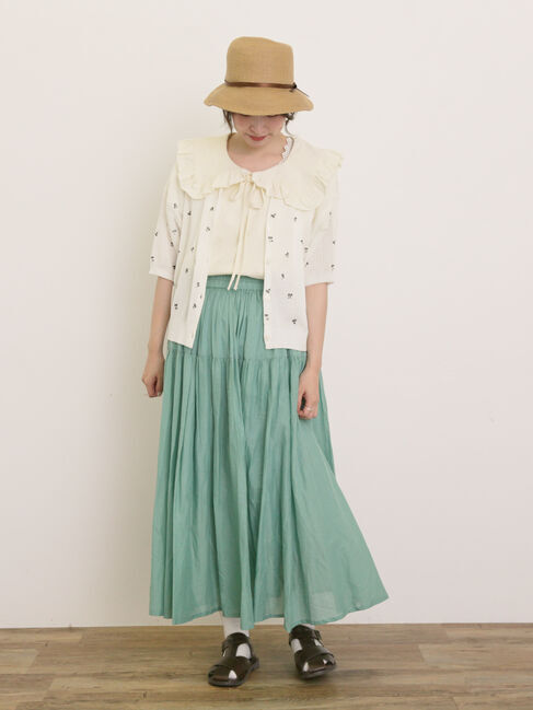 Samansa Mos2「セーラー襟Tシャツ」|Tシャツ・カットソー|