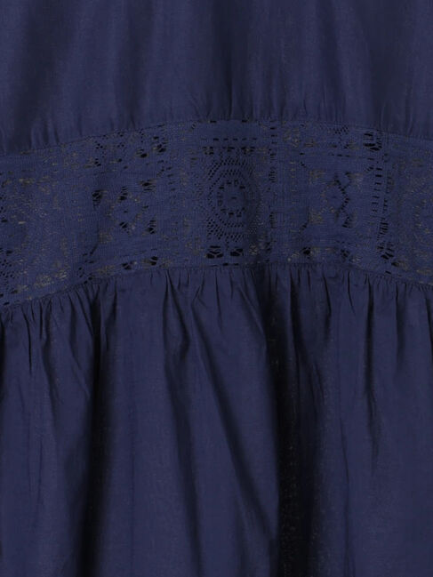 Samansa Mos2「インド裾レースシャツ」|シャツ・ブラウス|