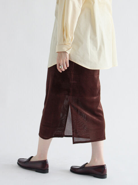 sm2rhythm「シアーベロアレイヤードスカート」|スカート|