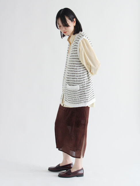 sm2rhythm「シアーベロアレイヤードスカート」|スカート|