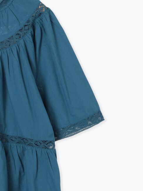 Samansa Mos2「レースティアードチュニックブラウス」|シャツ・ブラウス|