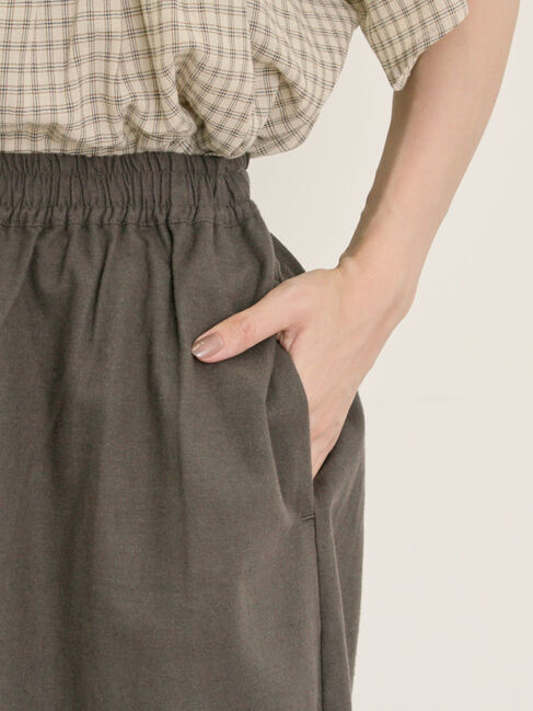 Samansa Mos2「【M/Lサイズ】裾切替ギャザーパンツ」|その他|