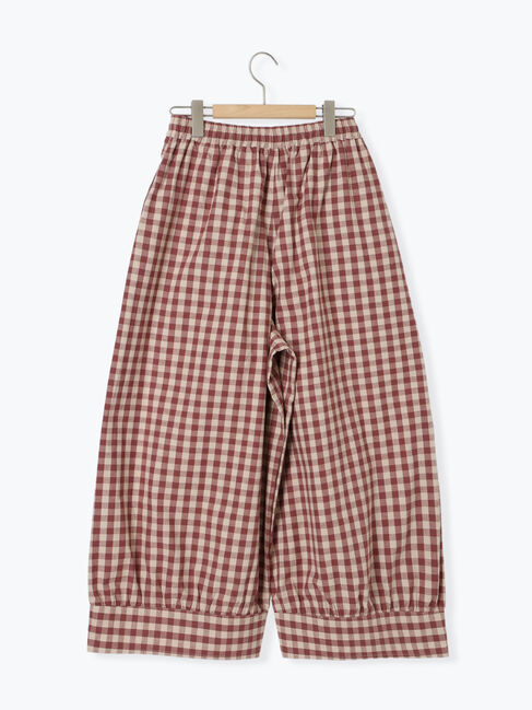 Samansa Mos2「【M/Lサイズ】裾切替ギャザーパンツ」|その他|