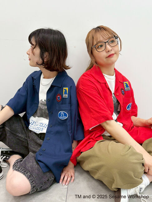 SM2「【SESAME STREET meets SM2】ワッペン付きボウリングシャツ」|シャツ・ブラウス|